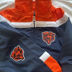 Chicago Bears Embroidered Baby - Warmup Sweatsuit Set - 12 Months